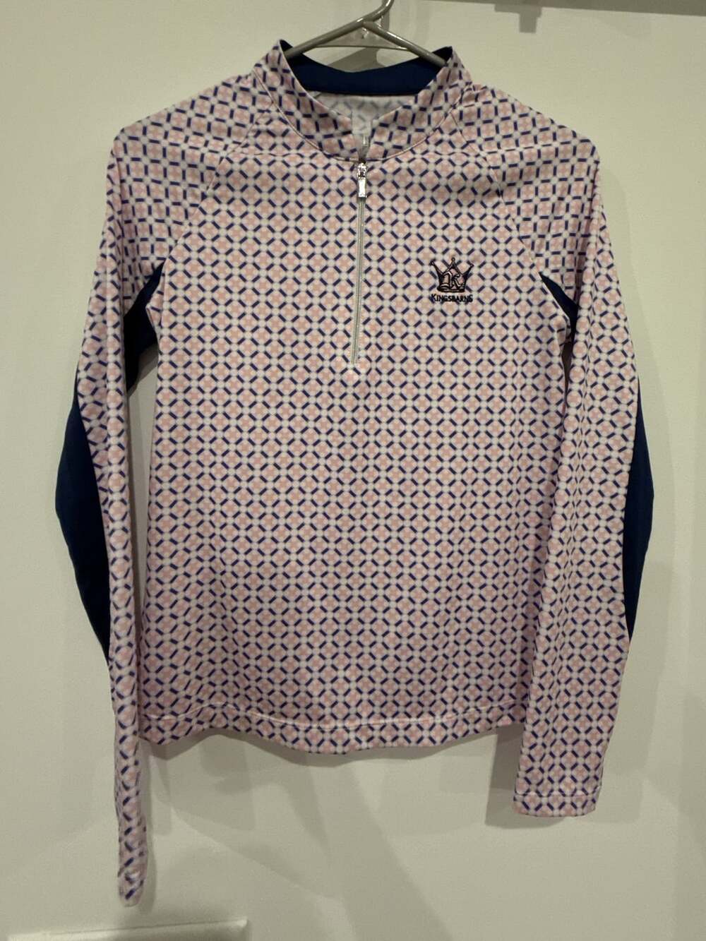 Tail Kingsbarns Geo Print 1/4 Zip Long Sleeve Pullover XS